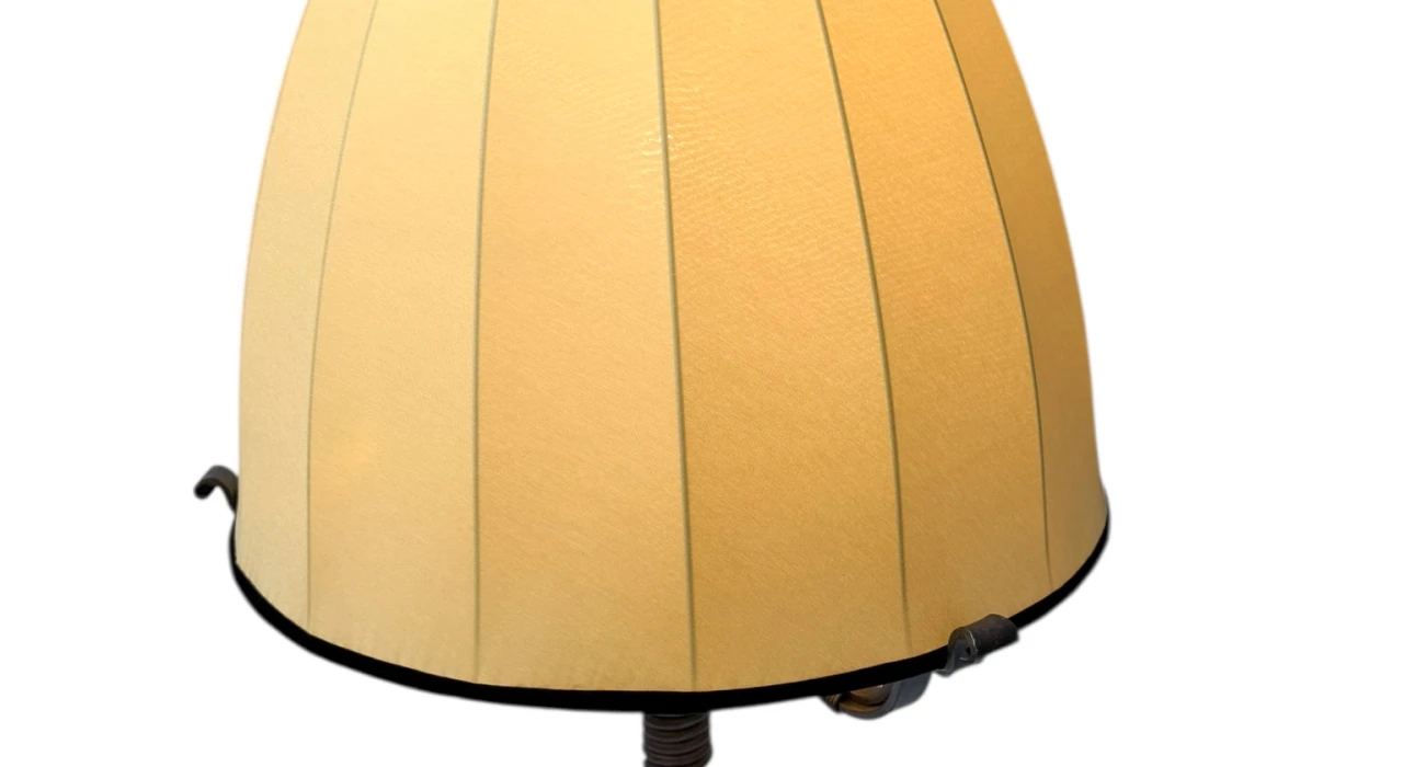 Art Deco Amsterdamse School Floor Lamp by Amsterdamsche Kunstsmederij, 1920s